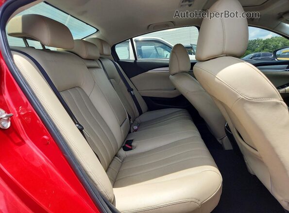 JM1GL1VMXJ1302057 2018 MAZDA 6 Red Հետևի նստատեղերի տեսք