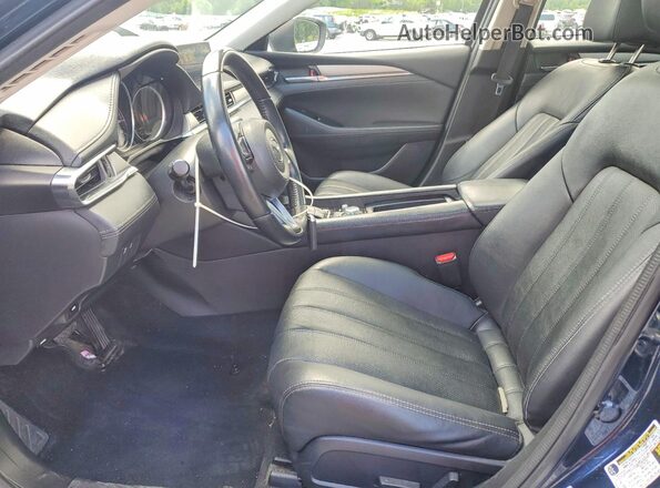 JM1GL1VMXJ1308764 2018 MAZDA 6 Blue წინა სალონის ხედი