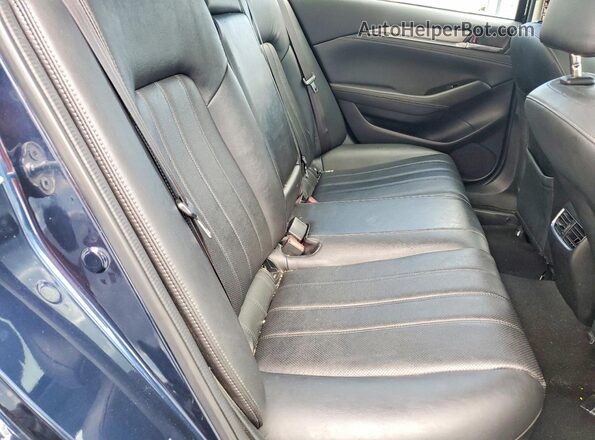 JM1GL1VMXJ1308764 2018 MAZDA 6 Blue უკანა სავარძლების ხედი