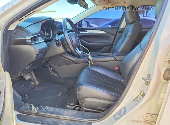 JM1GL1VMXM1602007 2021 MAZDA 6 Белый Вид салона спереди