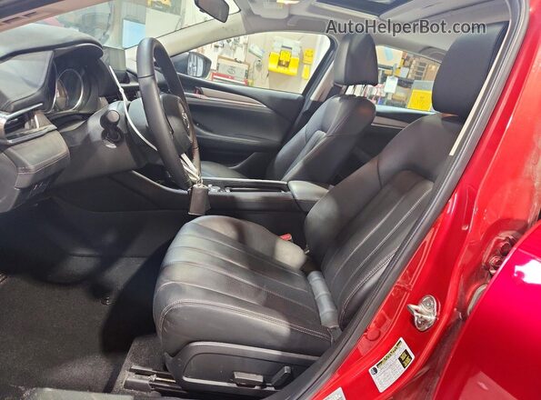 JM1GL1VMXM1615369 2021 MAZDA 6 Red Vista interior delantera