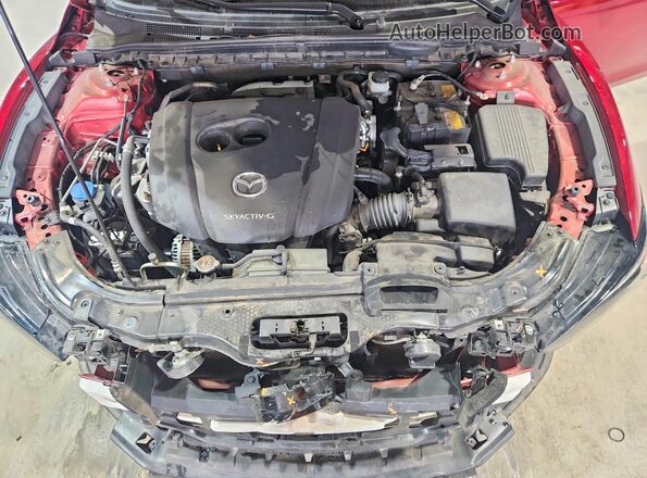 JM1GL1VMXM1615369 2021 MAZDA 6 Red Vista interior trasera