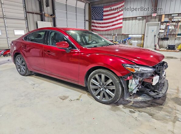 JM1GL1VMXM1615369 2021 MAZDA 6 Red Delantero derecho