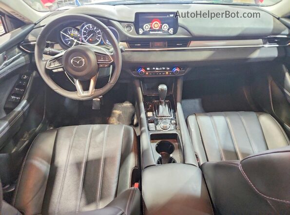 JM1GL1VMXM1615369 2021 MAZDA 6 Red Vista del salpicadero