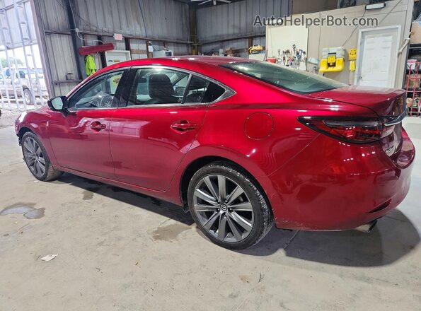 JM1GL1VMXM1615369 2021 MAZDA 6 Red Trasero izquierdo
