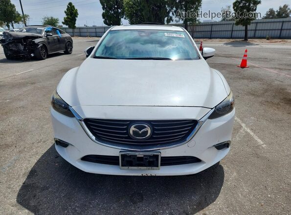 JM1GL1W52H1142306 2017 MAZDA 6 White წინა ხედი