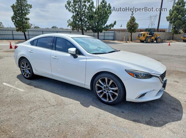 JM1GL1W52H1142306 2017 MAZDA 6 White წინა მარჯვენა