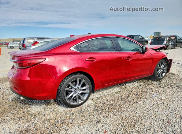 JM1GL1W56H1130241 2017 MAZDA 6 Red Trasero derecho