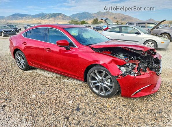 JM1GL1W56H1130241 2017 MAZDA 6 Red Delantero derecho