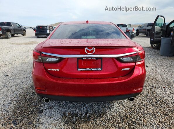 JM1GL1W56H1130241 2017 MAZDA 6 Red Vista trasera