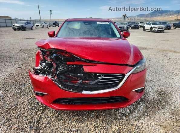 JM1GL1W56H1130241 2017 MAZDA 6 Red Vista frontal