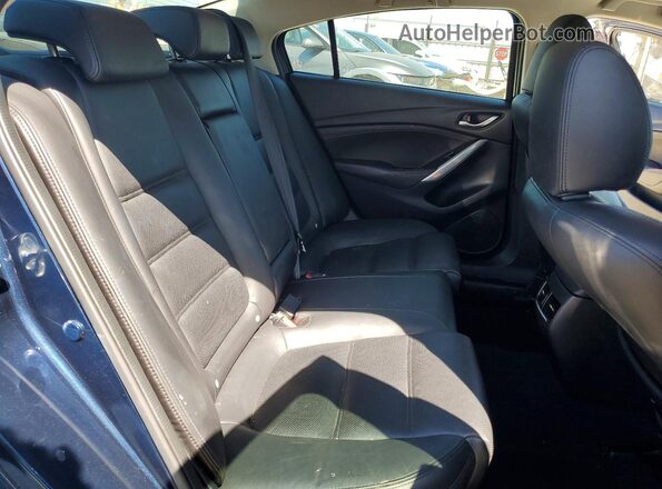 JM1GL1W58H1103087 2017 MAZDA 6 Синий Вид задних сидений