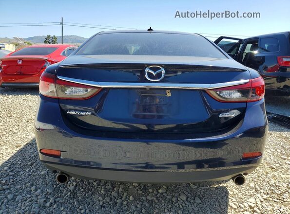 JM1GL1W58H1103087 2017 MAZDA 6 Синий Вид сзади