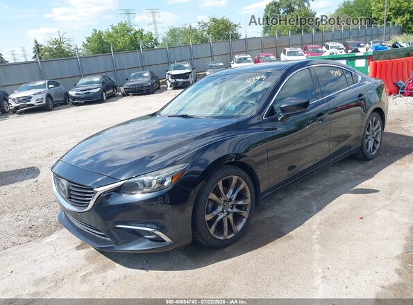 JM1GL1W58H1104546 2017 MAZDA 6 Black Передня ліва чверть