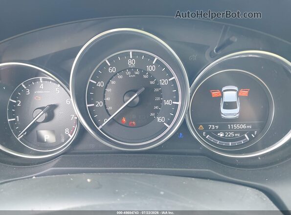 JM1GL1W58H1104546 2017 MAZDA 6 Black Вид задніх сидінь