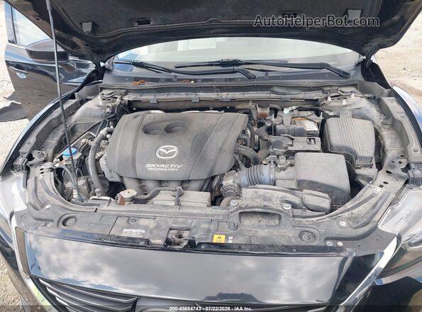 JM1GL1W58H1104546 2017 MAZDA 6 Black Вид ззаду