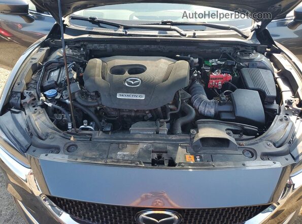JM1GL1WY3K1502605 2019 MAZDA 6 Gray Widok wnętrza z tyłu