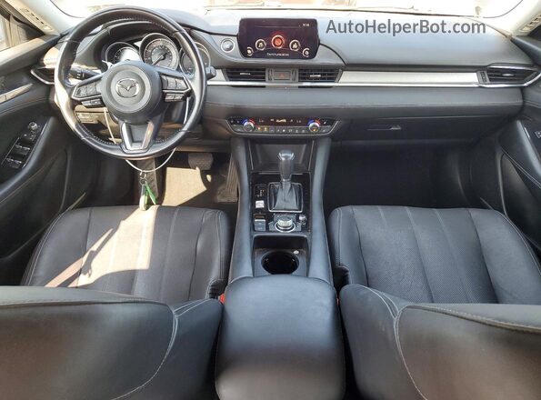JM1GL1WY3K1502605 2019 MAZDA 6 Gray Widok deski rozdzielczej