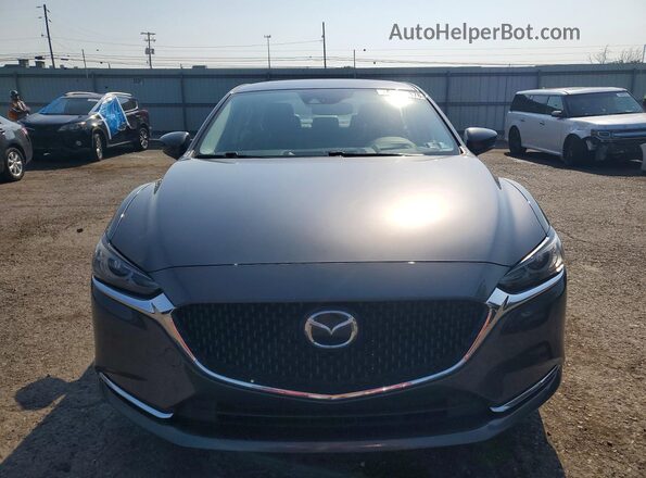 JM1GL1WY3K1502605 2019 MAZDA 6 Gray Widok z przodu