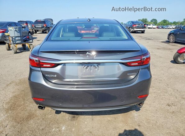 JM1GL1WY3K1502605 2019 MAZDA 6 Gray Widok z tyłu
