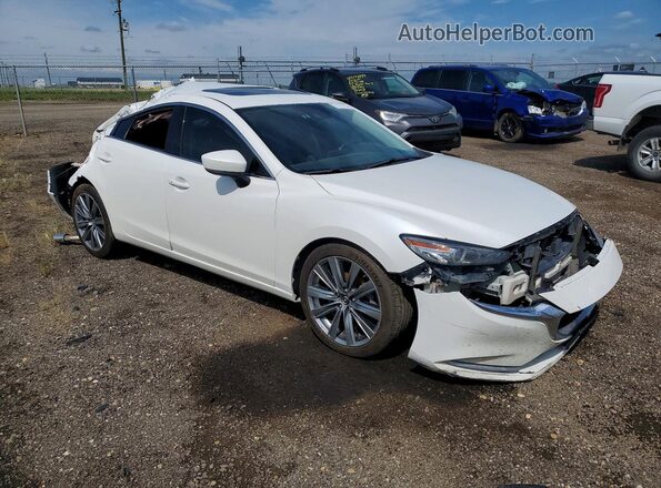 JM1GL1WY5J1309516 2018 MAZDA 6 White Front right