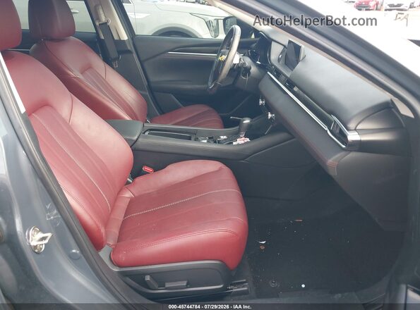JM1GL1WY5M1607844 2021 MAZDA 6 Gray Widok wnętrza z przodu