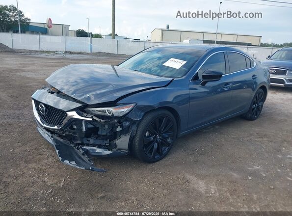 JM1GL1WY5M1607844 2021 MAZDA 6 Gray Przód lewy