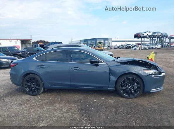 JM1GL1WY5M1607844 2021 MAZDA 6 Gray Widok wnętrza z tyłu