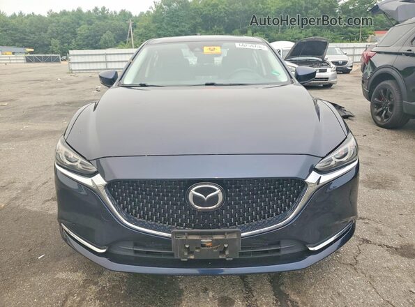 JM1GL1WY6L1517780 2020 MAZDA 6 Blue Widok z przodu
