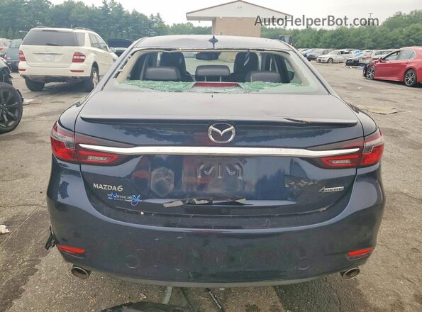 JM1GL1WY6L1517780 2020 MAZDA 6 Blue Widok z tyłu