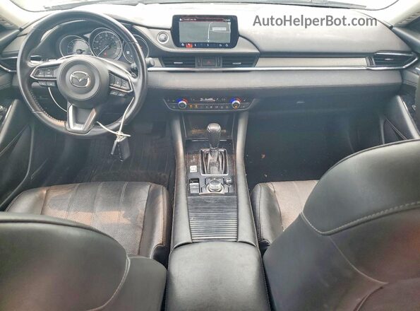 JM1GL1WY6L1517780 2020 MAZDA 6 Blue Widok deski rozdzielczej