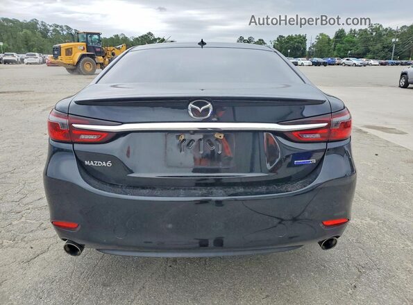 JM1GL1WY7K1501943 2019 MAZDA 6 Black უკანა ხედი