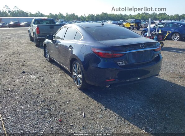 JM1GL1WY8J1308280 2018 MAZDA 6 Dark Blue Rear left