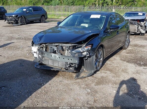 JM1GL1WY8J1308280 2018 MAZDA 6 Dark Blue Front left