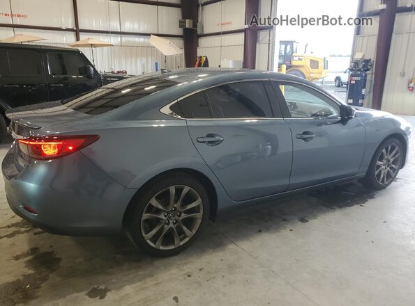 JM1GL1X51H1109229 2017 MAZDA 6 Blue Tył prawy