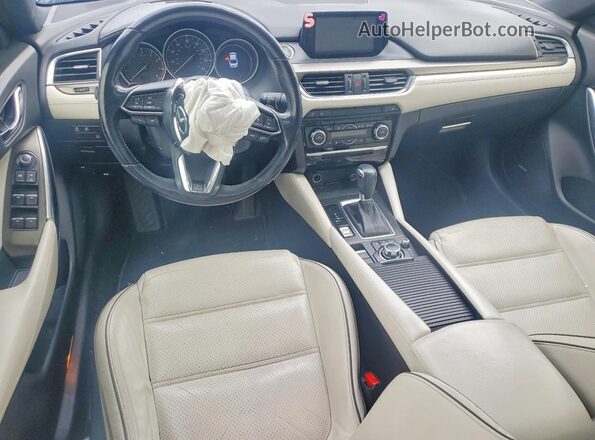 JM1GL1X52H1126671 2017 MAZDA 6 Blue Widok deski rozdzielczej