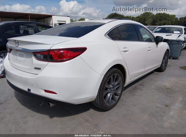 JM1GL1X53H1113007 2017 MAZDA 6 Белый Задняя правая четверть