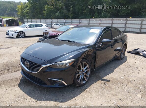 JM1GL1X53H1132527 2017 MAZDA 6 Black Vista tres cuartos delantera izquierda