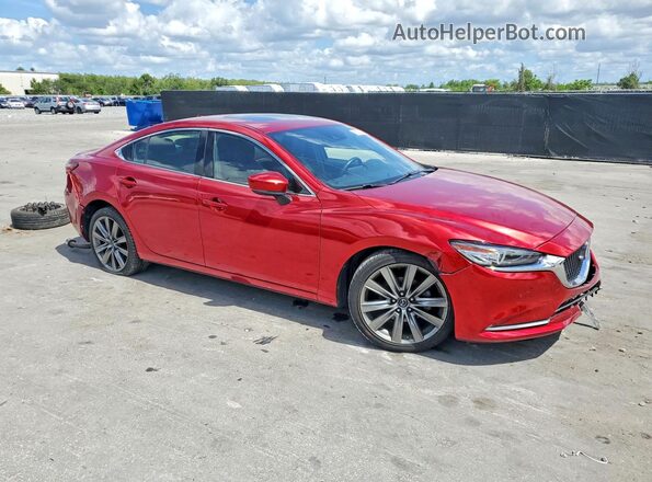 JM1GL1XY0J1328070 2018 MAZDA 6 Red Przód prawy