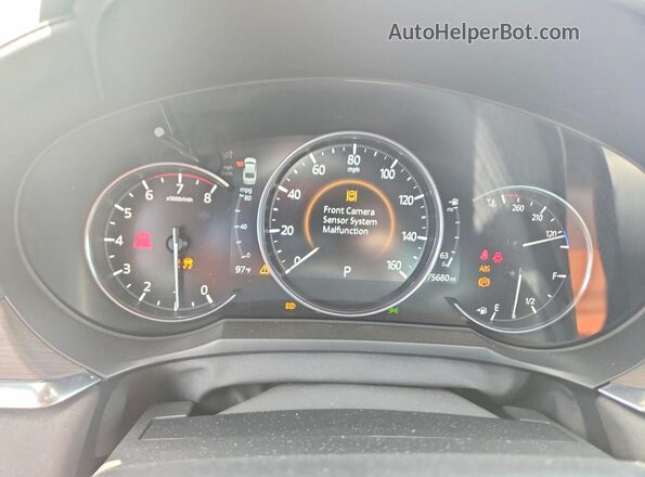 JM1GL1XY0J1328070 2018 MAZDA 6 Red Widok zestawu wskaźników