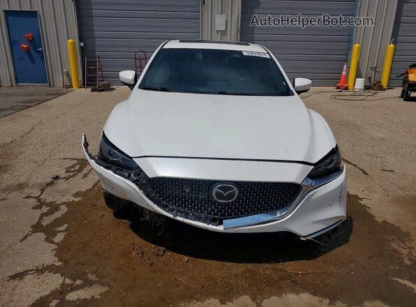 JM1GL1XY2K1510161 2019 MAZDA 6 White Вид спереду
