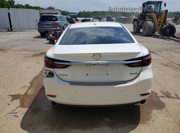 JM1GL1XY2K1510161 2019 MAZDA 6 White Вид ззаду