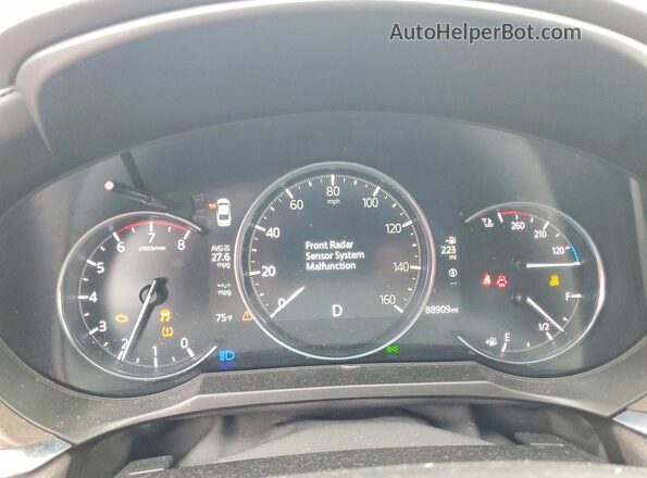 JM1GL1XY2K1510161 2019 MAZDA 6 White Вид щитка приладів