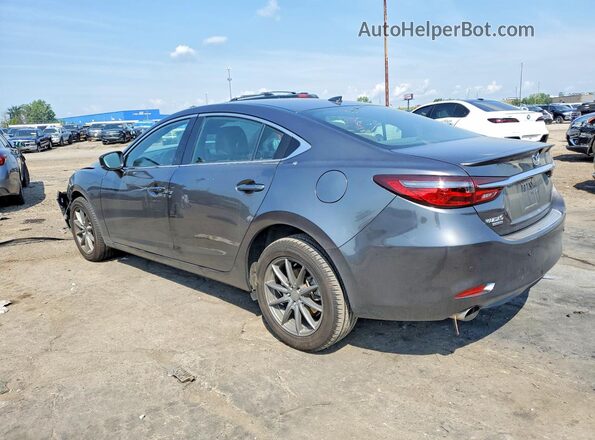 JM1GL1XY5M1618342 2021 MAZDA 6 Серебряный Задняя левая четверть