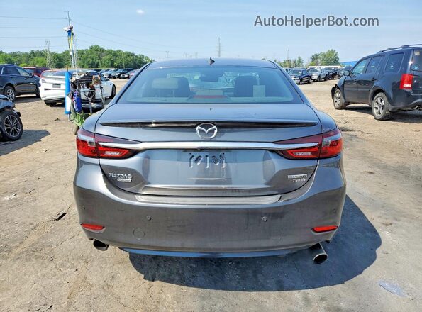 JM1GL1XY5M1618342 2021 MAZDA 6 Серебряный Вид сзади