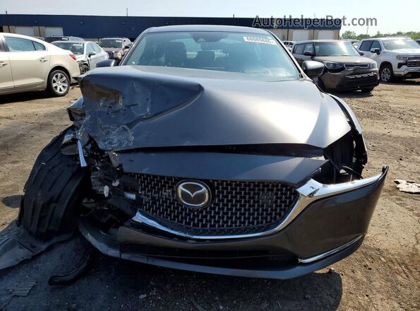 JM1GL1XY5M1618342 2021 MAZDA 6 Серебряный Вид спереди