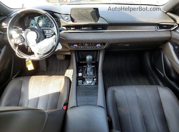 JM1GL1XY5M1618342 2021 MAZDA 6 Серебряный Вид панели приборов