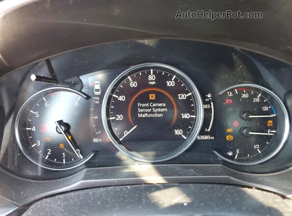 JM1GL1XY5M1618342 2021 MAZDA 6 Серебряный Вид щитка приборов