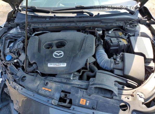 JM1GL1XY5M1618342 2021 MAZDA 6 Серебряный Вид задней части салона