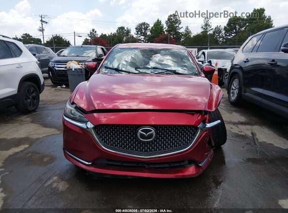 JM1GL1XY6J1304372 2018 MAZDA 6 Red Dashboard view